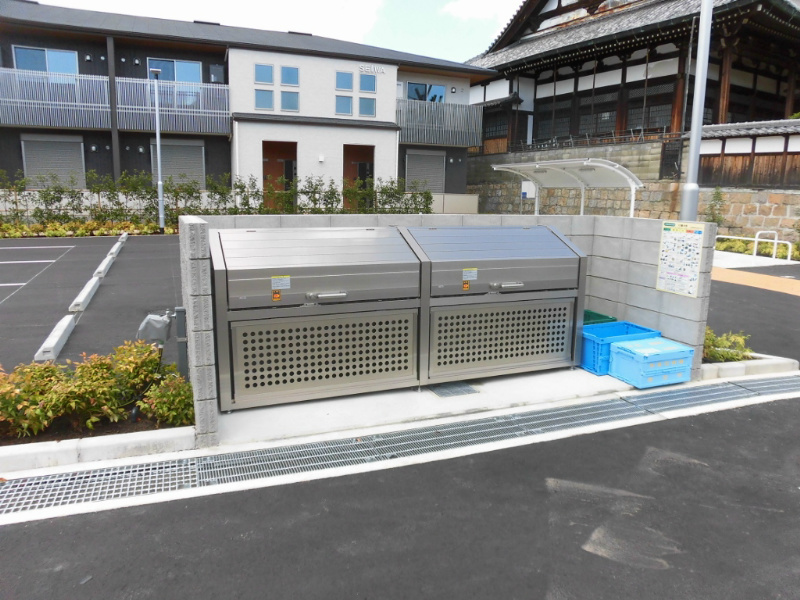 ロッヂえざかＡ 入居者様専用ゴミ置き場