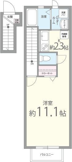 ウエストビレッジ 間取図・土地図