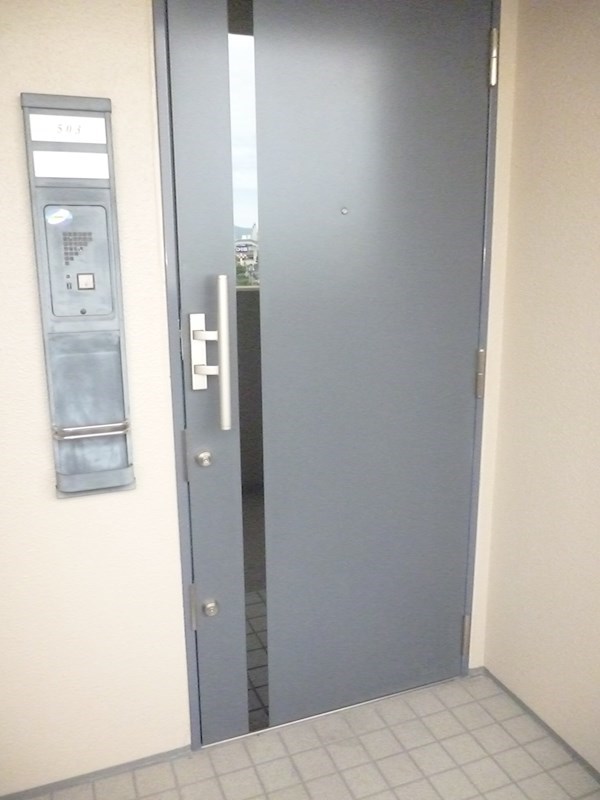 カムフォーラⅡ ダブルロックの玄関扉です。