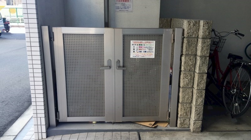 プランドール中之島 ゴミ置き場