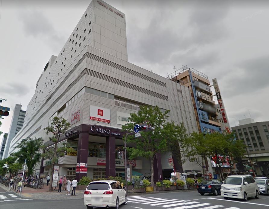 ロッヂえざかＡ ホームセンター：東急ﾊﾝｽﾞ江坂店　1041m