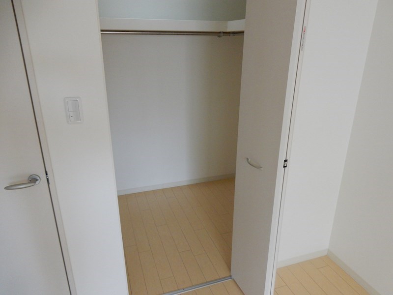 シャルマン藤田Ⅱ 大容量のウォークインクローゼット（1Kタイプ）