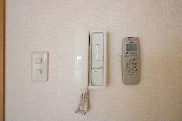 AKATSUKIⅡ インターホン。オートロックの前で来客者の確認が出来ます。