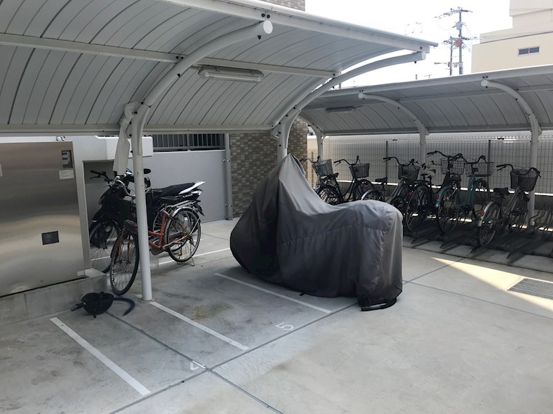 ラ フォート城北公園 バイク置き場
