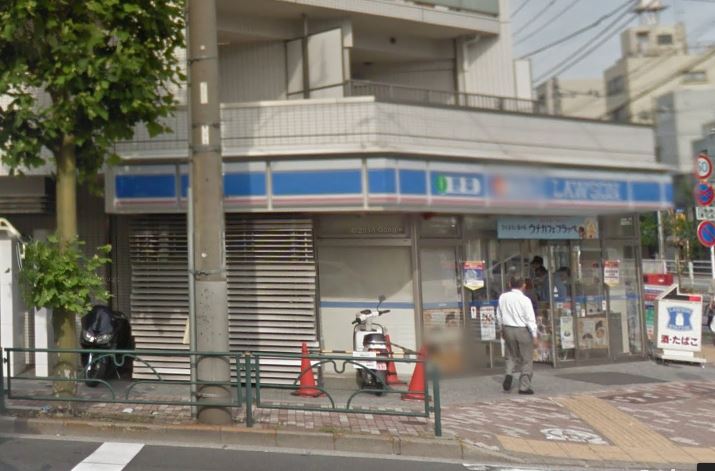 ライツ 石原 コンビ二：ﾛｰｿﾝ 石原四丁目店　157m