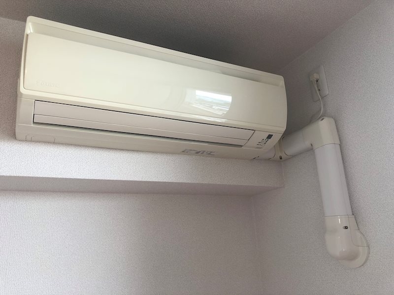 リシェス中屋 エアコン完備。