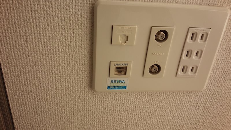 モントーレヒルズ東櫛原 インターネット無料　ＬＡＮ接続口
