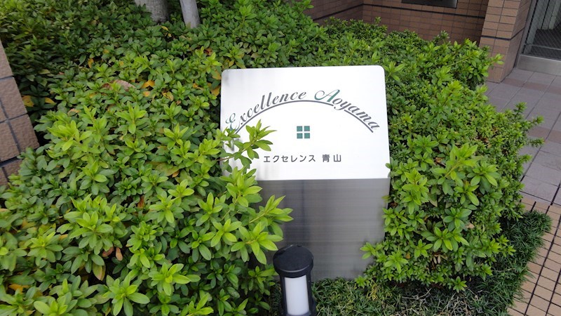 エクセレンス青山 現地写真（玄関）