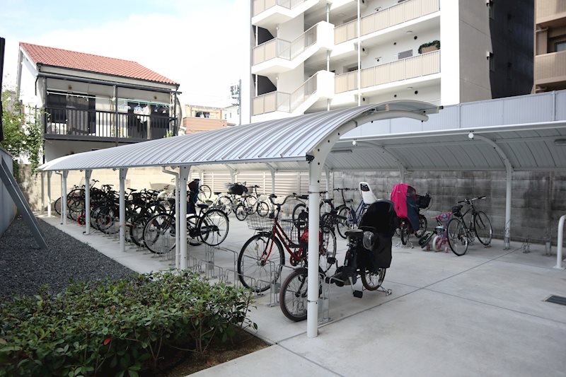 コンフォール京橋 駐輪場