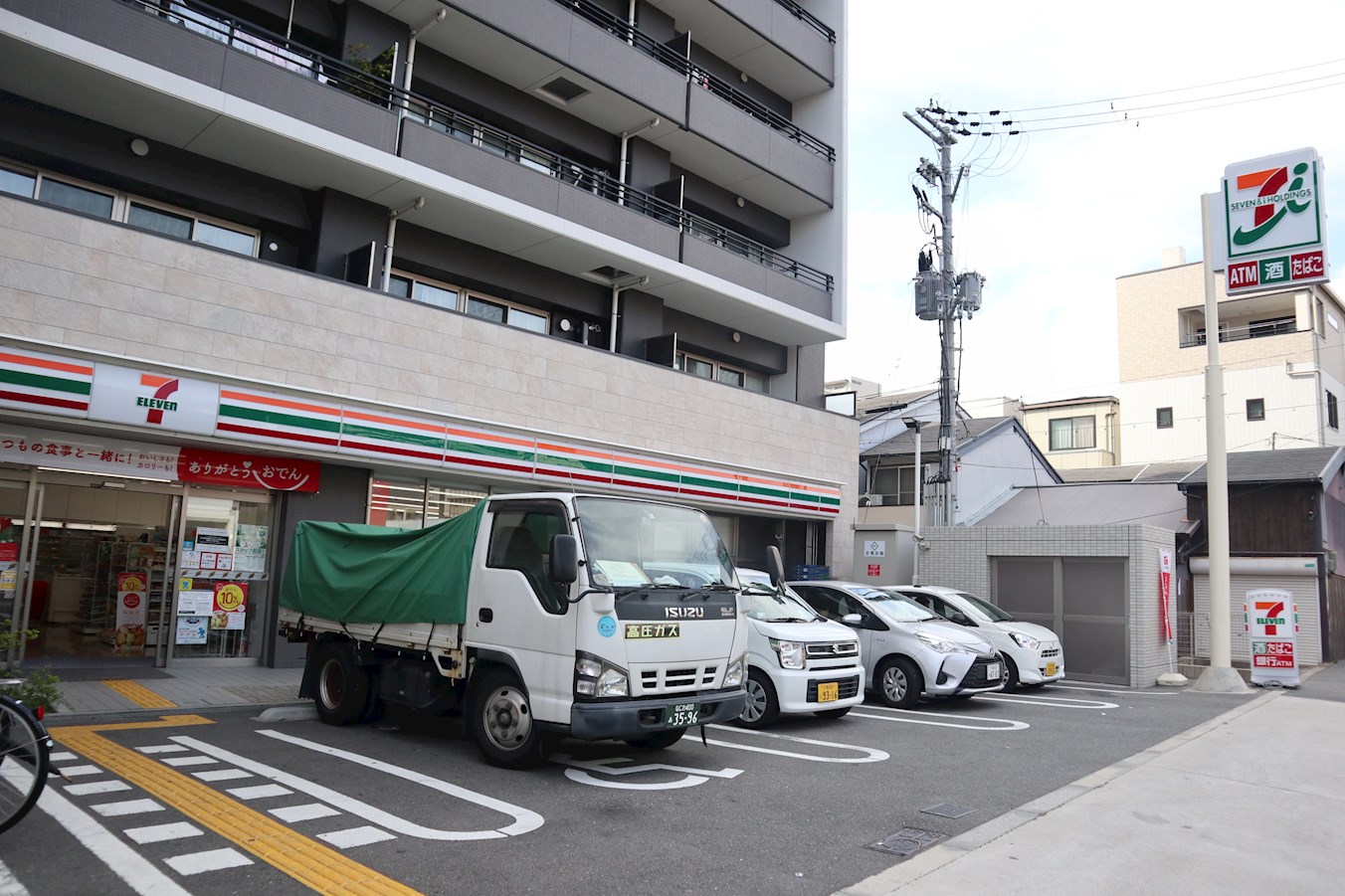コンフォール京橋 コンビ二：ｾﾌﾞﾝｲﾚﾌﾞﾝ 大阪東野田町5丁目店　98m