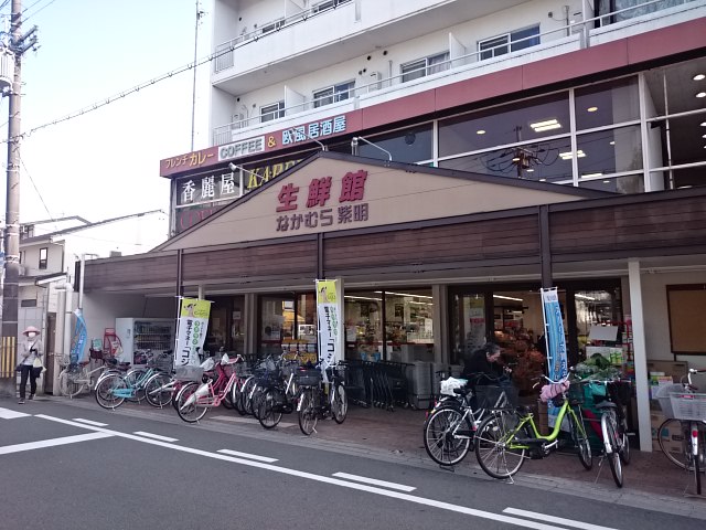 ラルーチェ北大路 スーパー：生鮮館なかむら紫明店　377m
