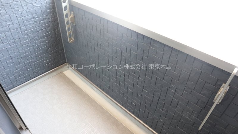 グランジュテⅢ ◆Aタイプ 2LDK◆タイル調・上品な雰囲気のバルコニーです