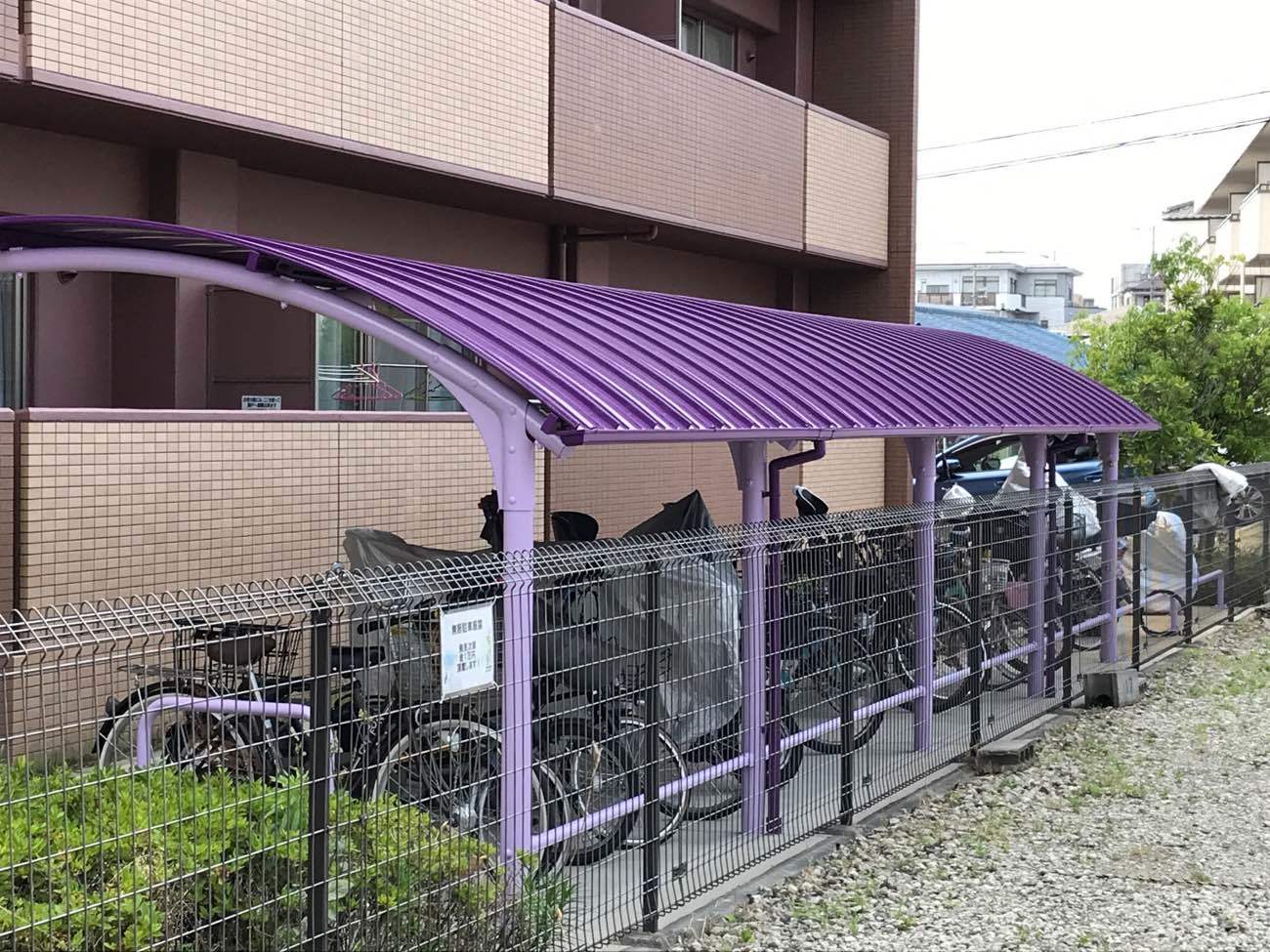エヴァン千里山 駐輪場