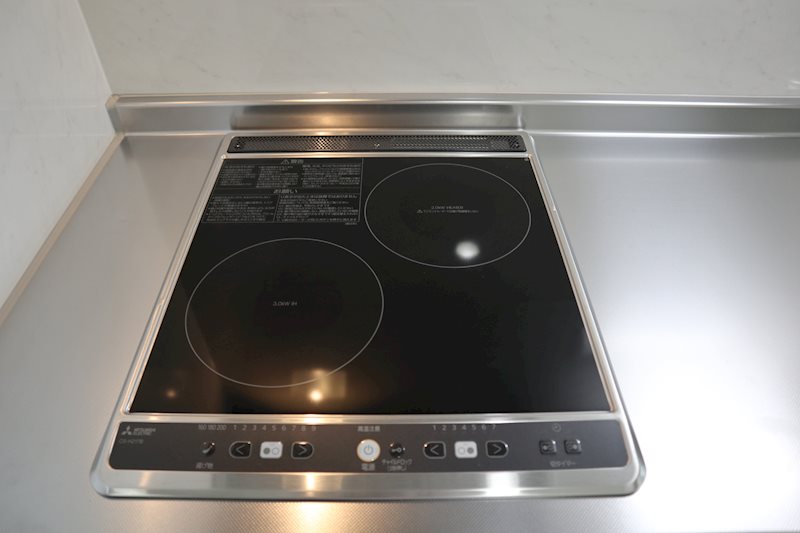 エスカルコート 1口IHコンロ+ラジエントヒーター　1口+グリル
