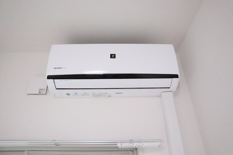 Casa洛南 洋室はエアコン付きです。