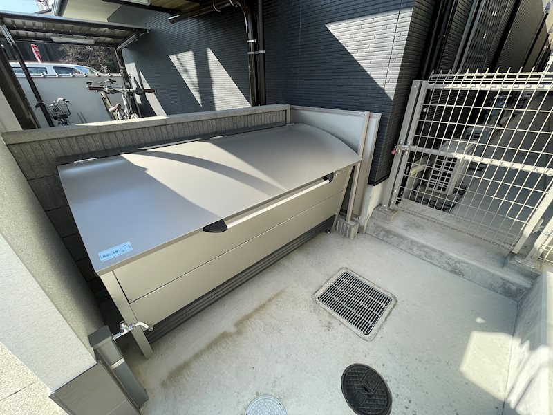 伏水庵 ゴミ置き場