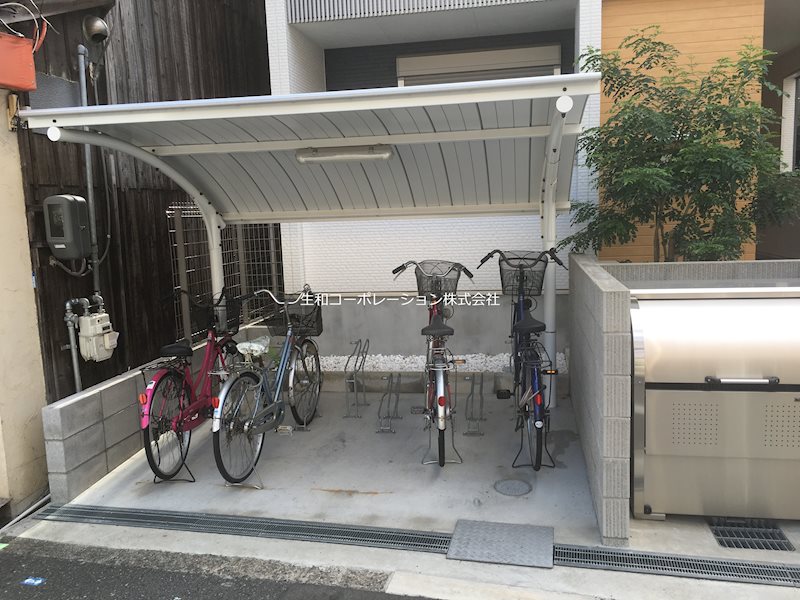 ワイズウェル桃谷 駐輪場
