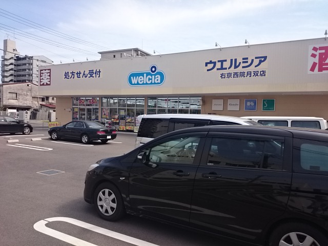 サウスシャノイチ ドラッグストア：welcia(ｳｴﾙｼｱ) 右京西院月双店　584m　近隣