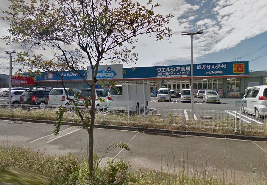 メゾンエクレール ドラッグストア：ｳｴﾙｼｱ つくばみどりの店　146m