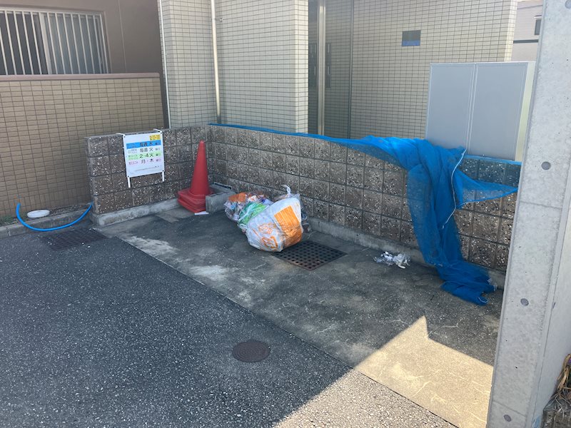 クオリティーナカハシ ゴミ置き場