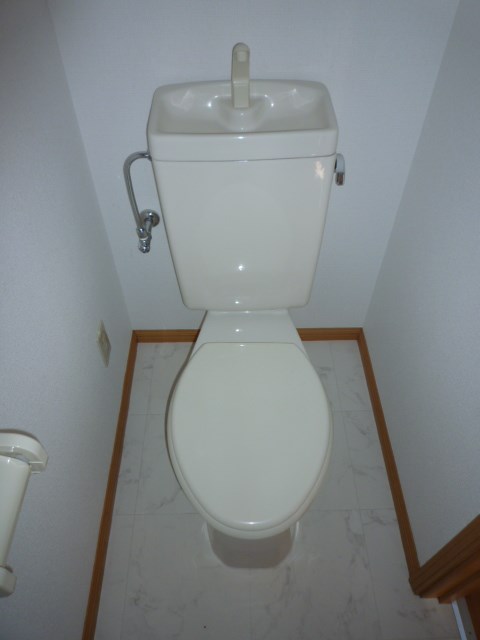 ヴィラドゥバンブーC棟 トイレもシンプルな仕様になっています