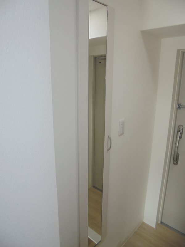 アジュール水堂 シューズBOX、全身鏡