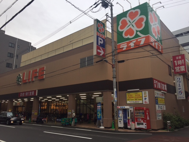 ポローニア立花通り スーパー：ﾗｲﾌ 西大橋店　859m