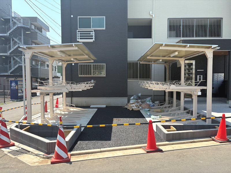 クレベール武蔵砂川 駐輪場