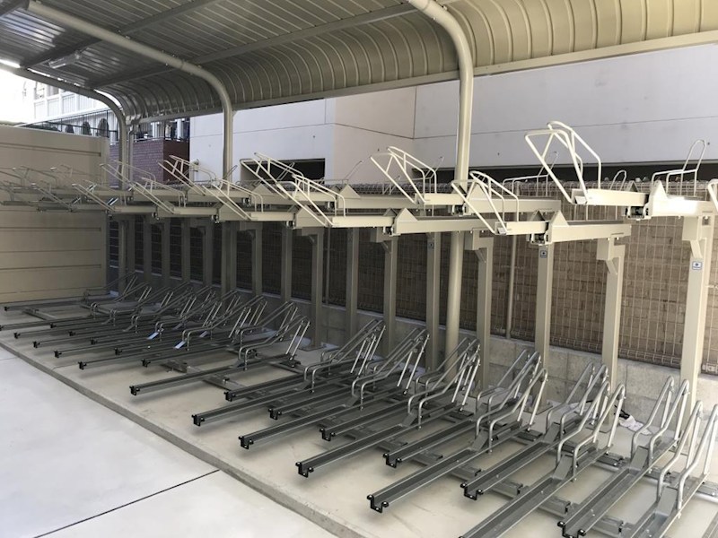 サンビーム三萩野駅前 駐輪場