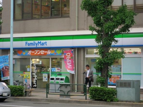 プラナ北上野 コンビ二：ﾌｧﾐﾘｰﾏｰﾄ 台東松が谷店　416m