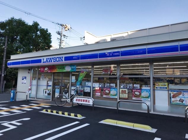 メゾンドボヌール弁天町 コンビ二：ローソン 港区市岡一丁目店　300m