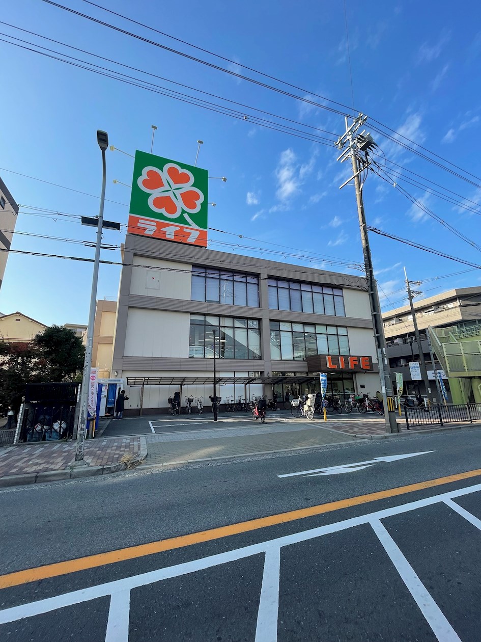 ソレイユ(守口) スーパー：ﾗｲﾌ 江口店　5373m