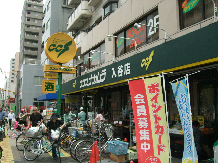 メゾンドソレイユ スーパー：ｻﾞ･ﾀﾞｲｿｰ ｺｺｽﾅｶﾑﾗ入谷店　608m