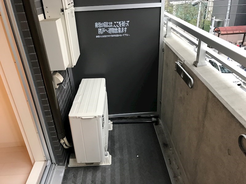 Fujiman北梅田 広々バルコニー