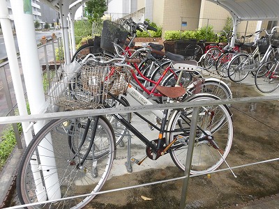 プリエール南草津 駐輪場