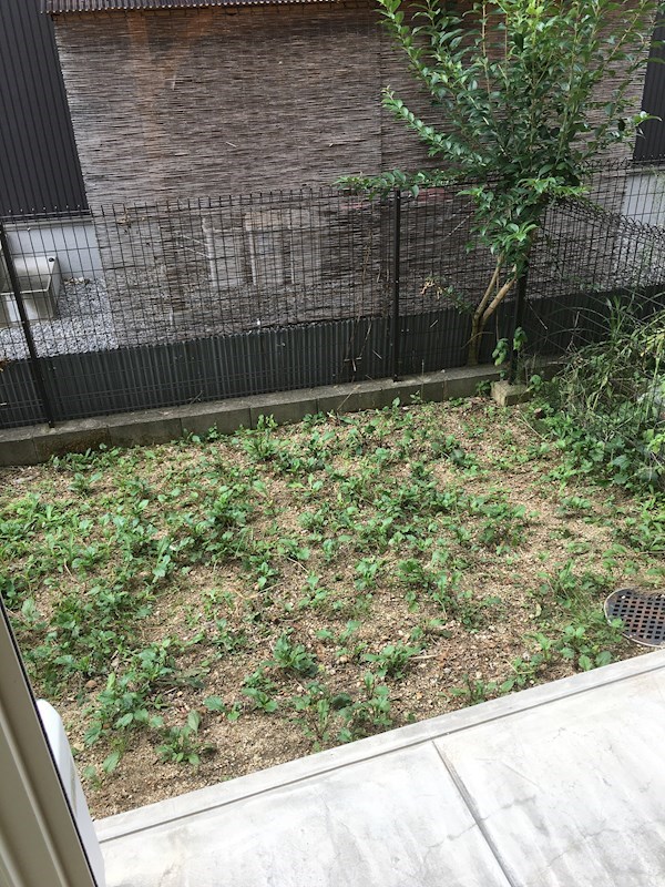 パル151 1Fは専用庭です。