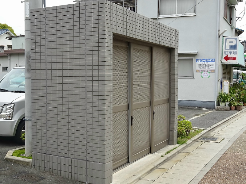 クローヴェーサウスタカハマ 専用ごみ置き場