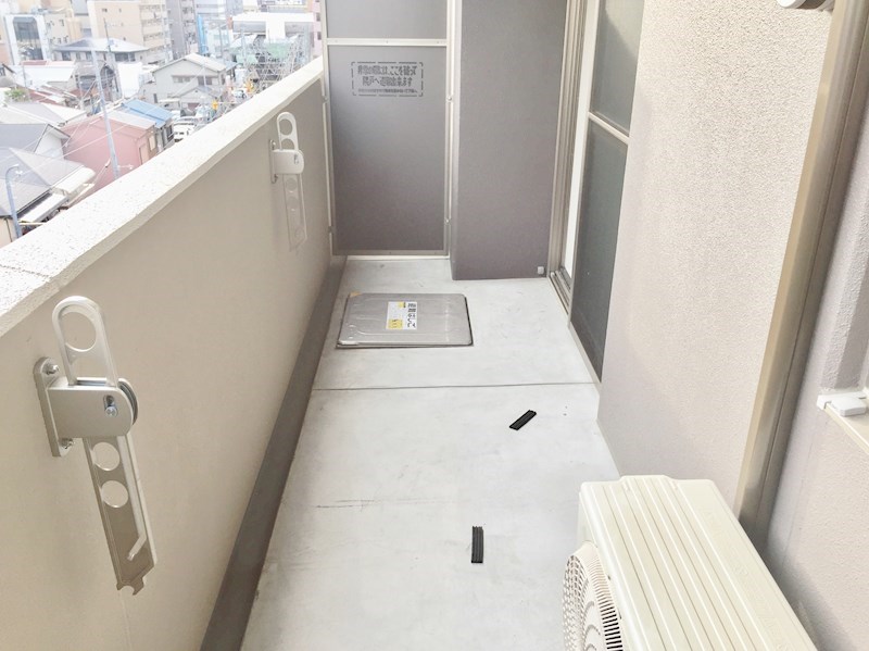 グランプラス京橋 南向きバルコニー