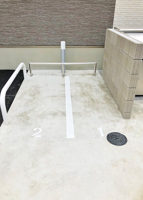 クリスタル三和 バイク置き場