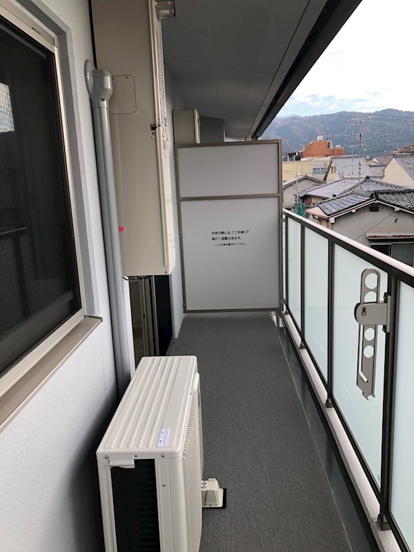 ドルフ聖護院 ベランダ