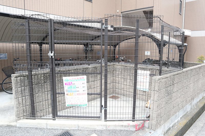パール久米田 ゴミ置き場