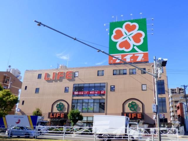 パークシャトー平野白鷺 スーパー：ﾗｲﾌ 平野西脇店　523m