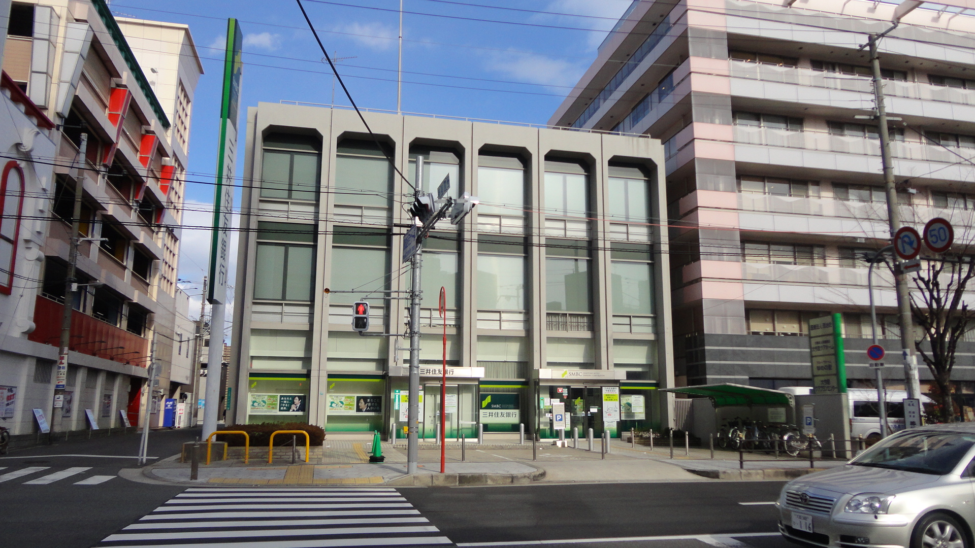 アクシス大阪 銀行：三井住友銀行 今里支店　382m